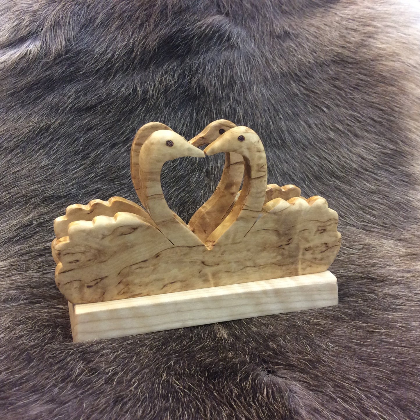 Napkin holder, Swans