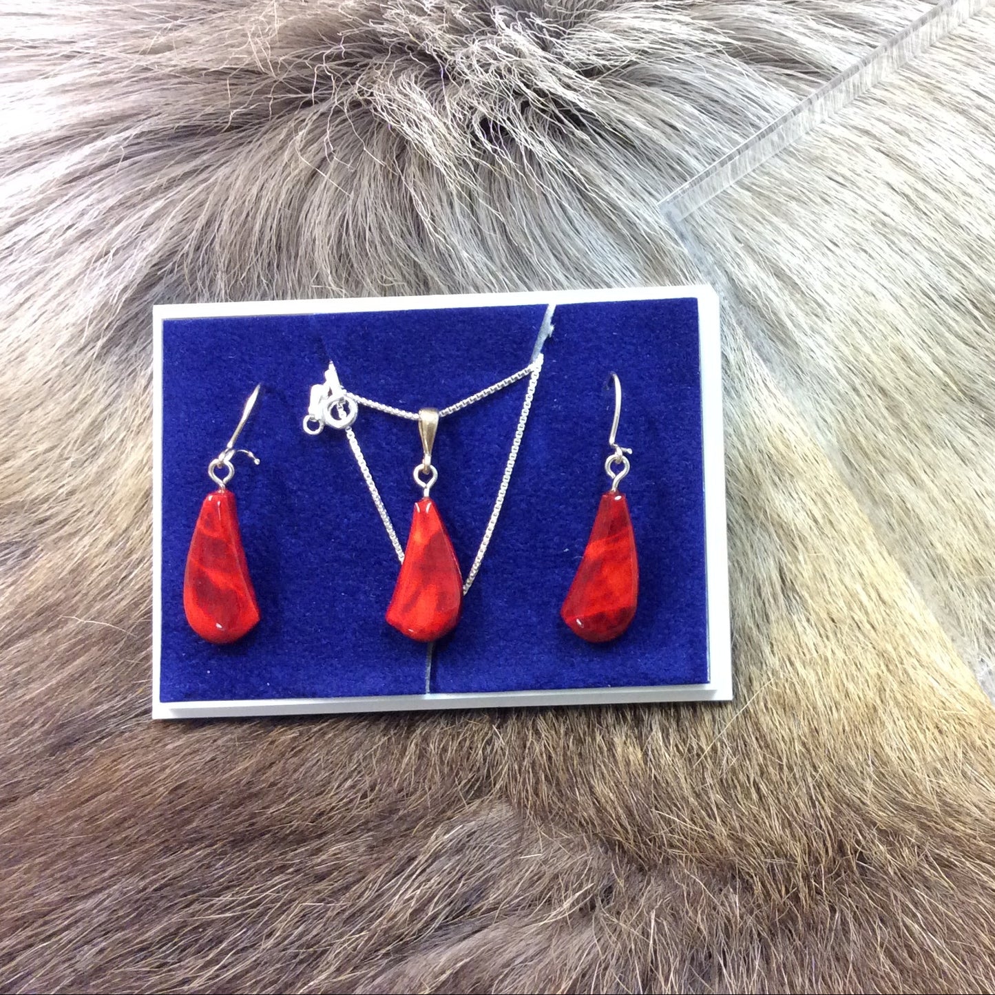 Jewelry set, Red