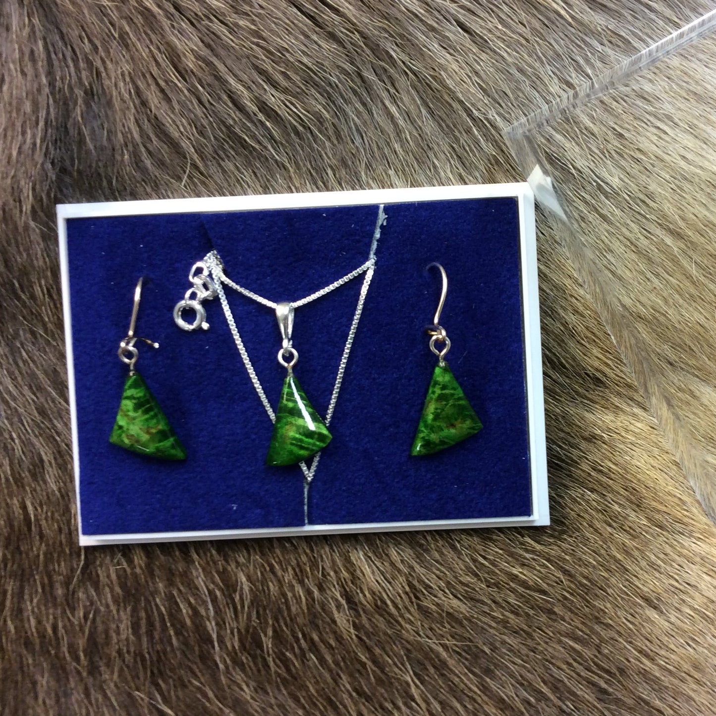 Jewelry set, Green