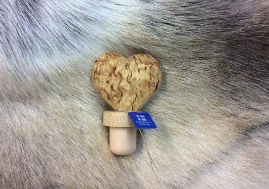Bottle Cap, Heart visa birch