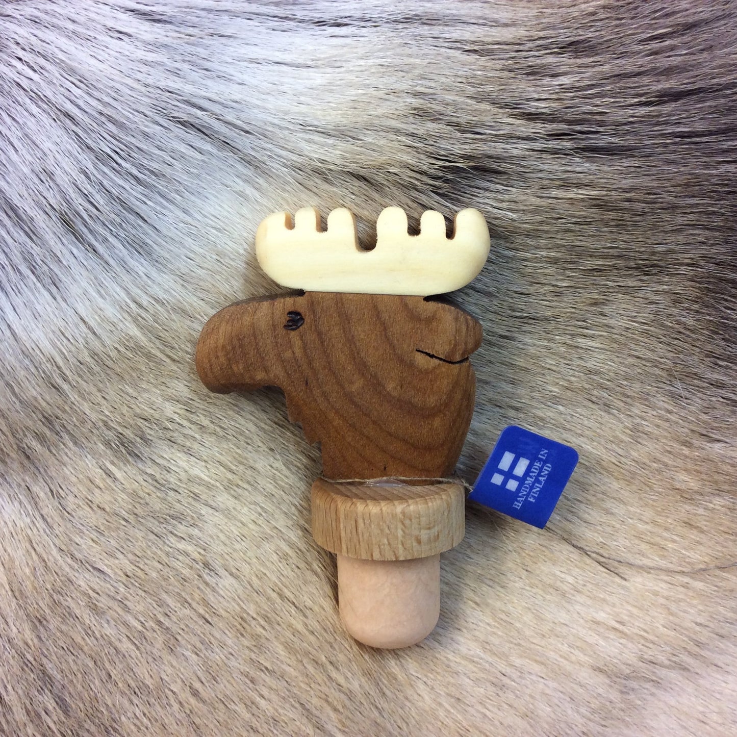 2346T Pullonkorkki, hirvenpää tumma