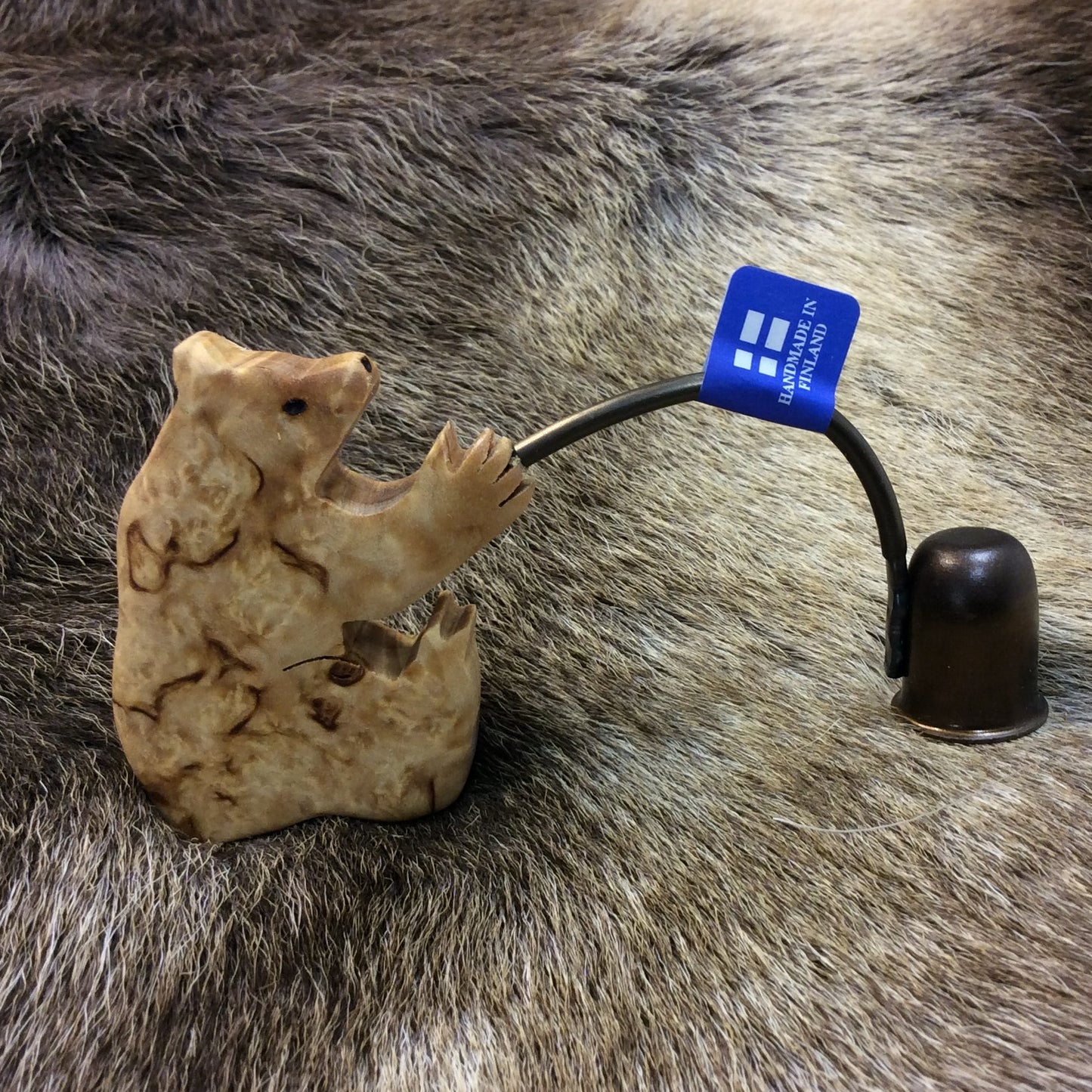 31-307B Kynttilänsammutin, karhu istuva