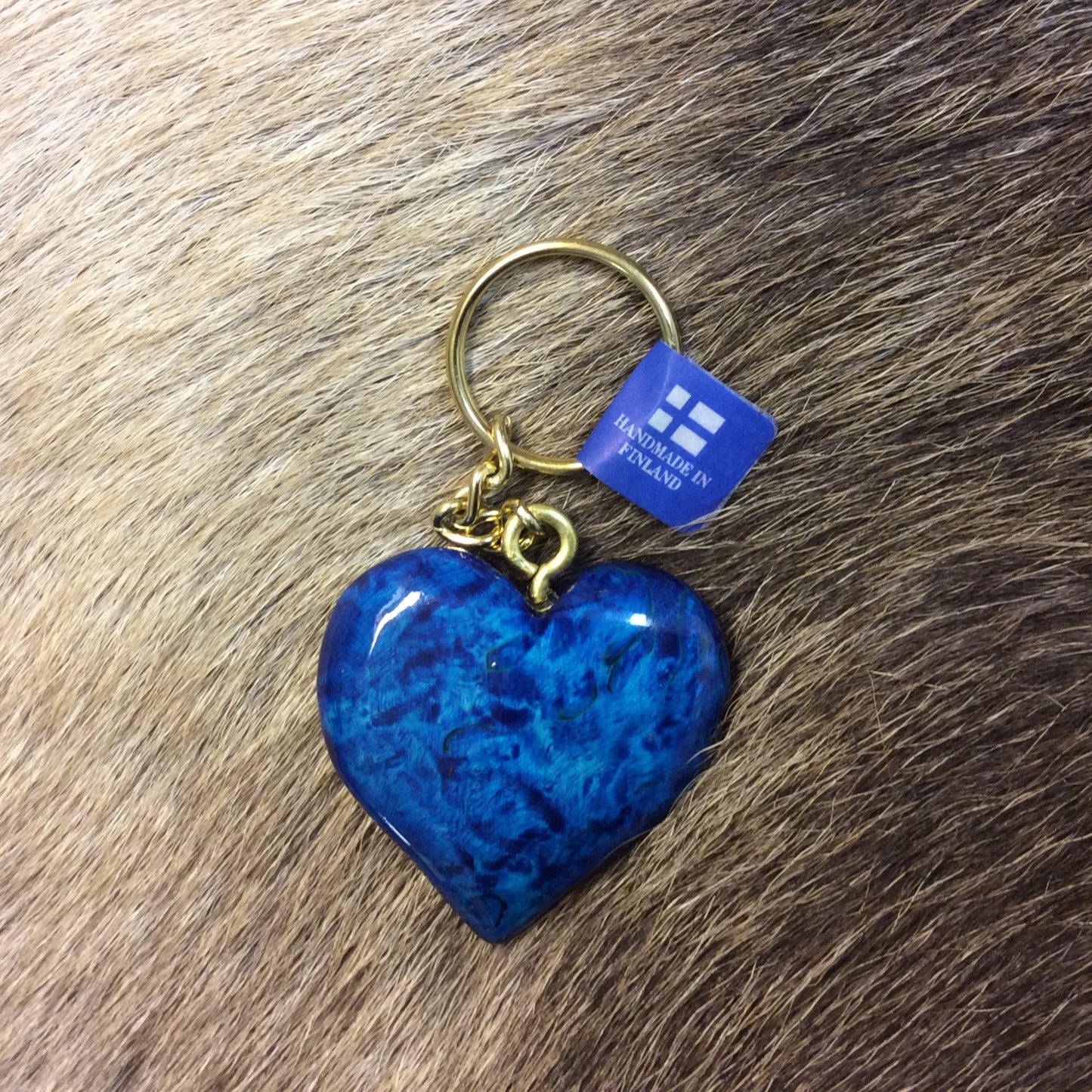 Heart blue Keychain