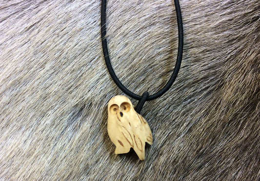 Rubberband necklace, Owl