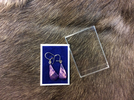 Earrings, Purple