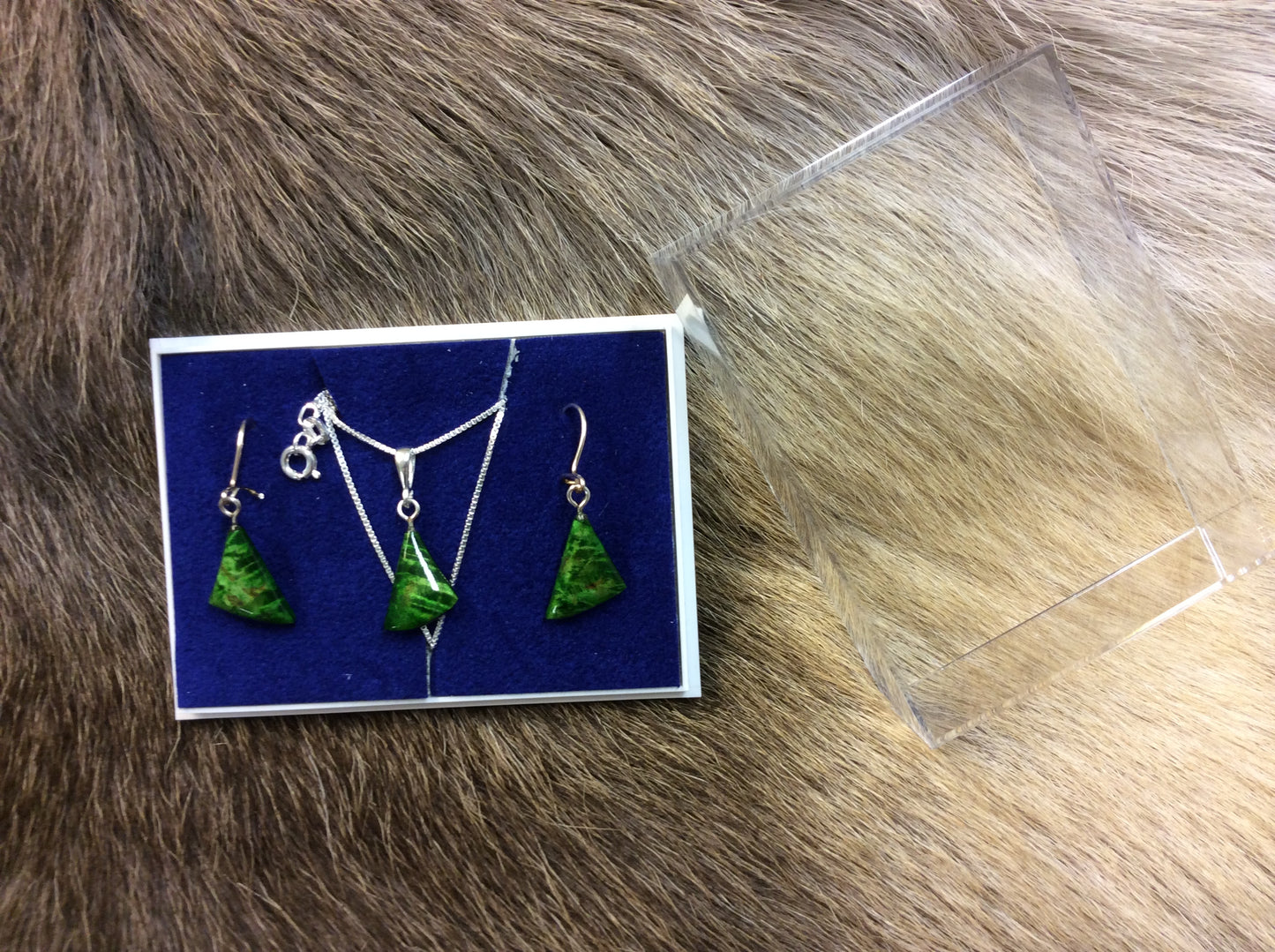 Jewelry set, Green