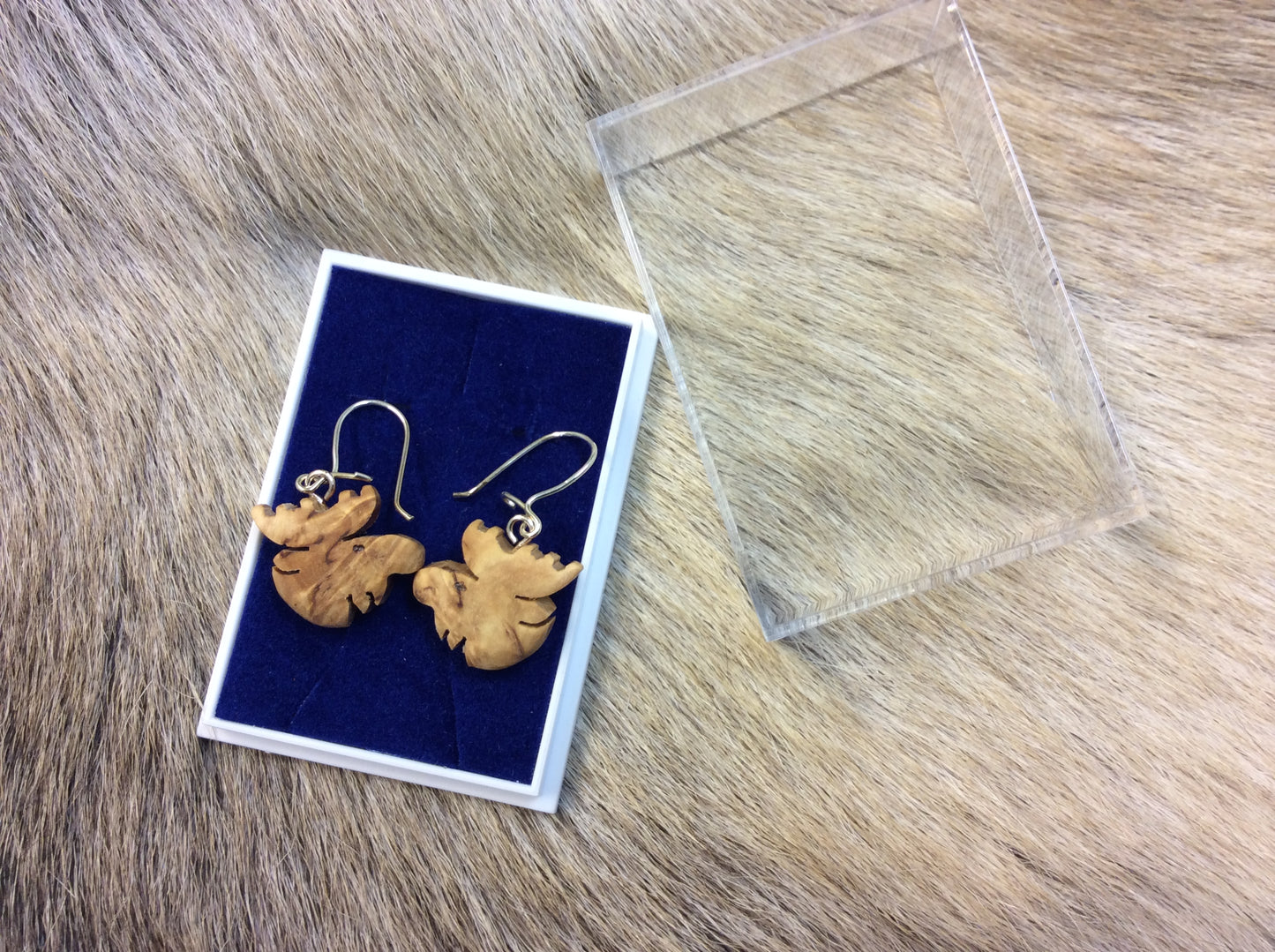 Earrings, Moose head