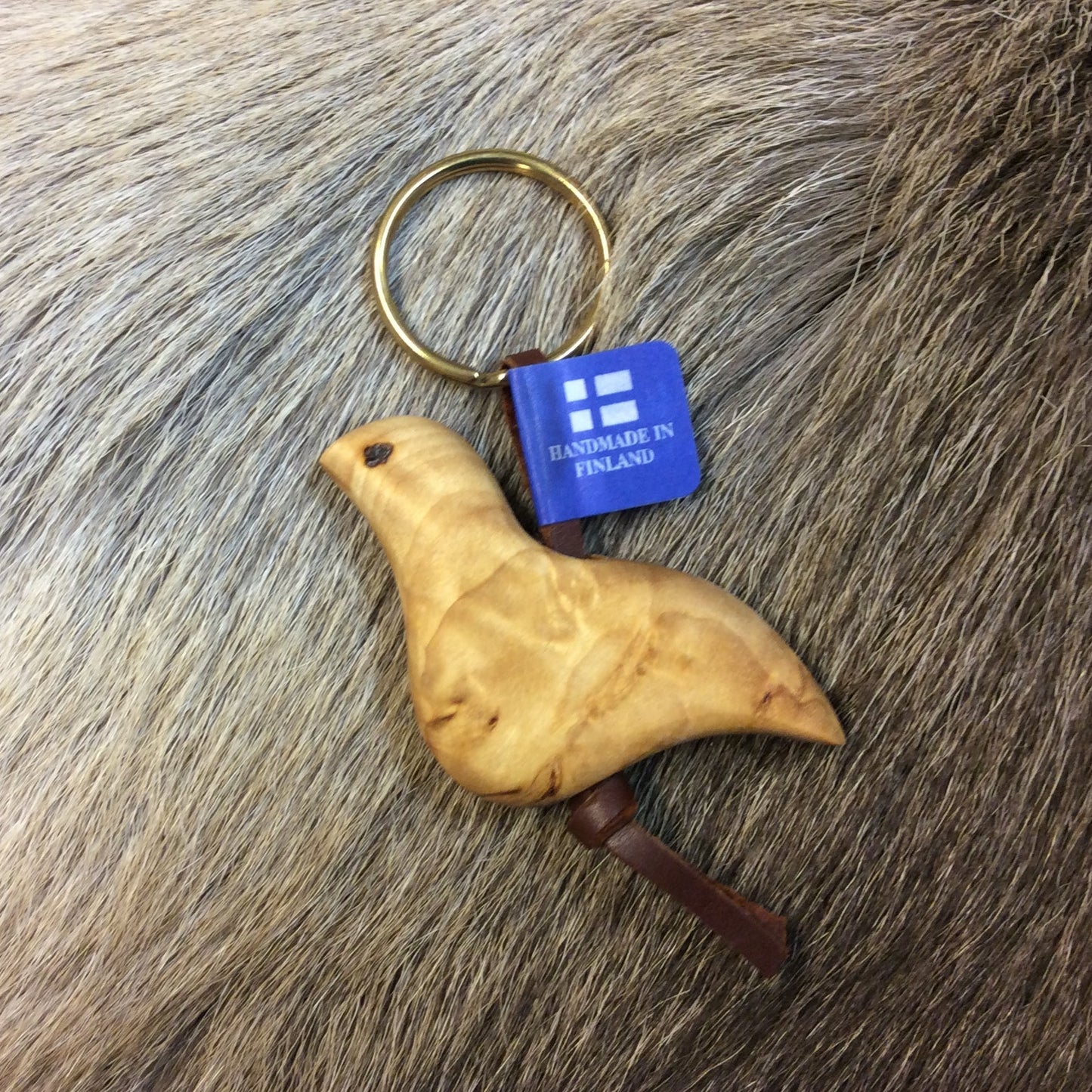 Willow Grouse Keychain