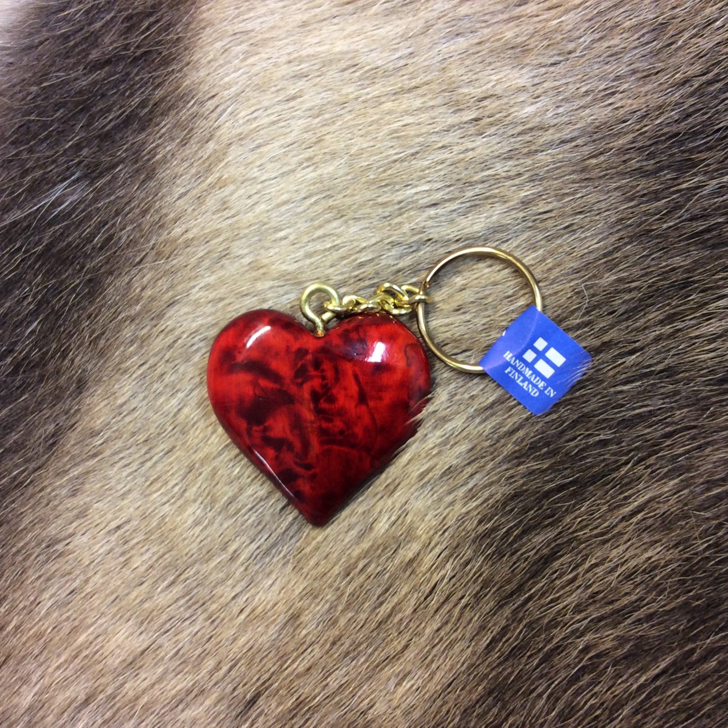 Heart red Keychain