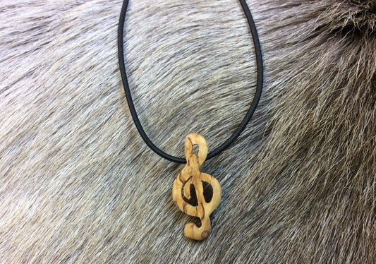 Rubberband necklace, Clef