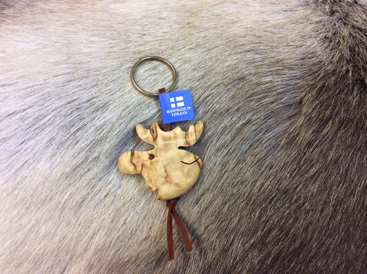 Moose Head Keychain