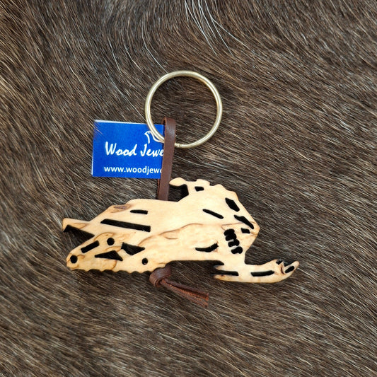 Snowmobile Keychain