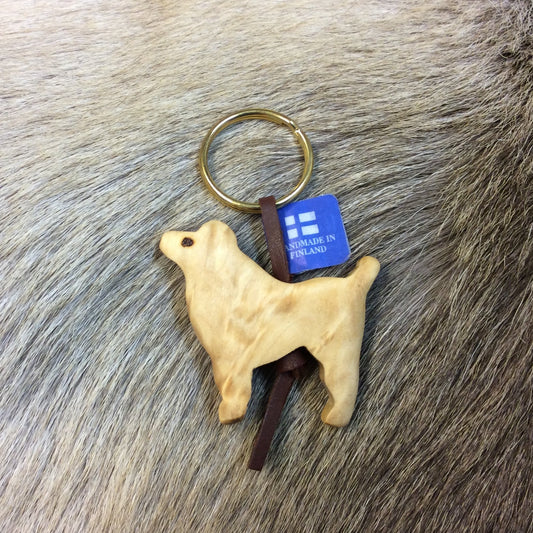 Dog, Poodle Keychain