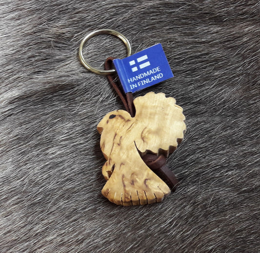 Siberian Jay Keychain