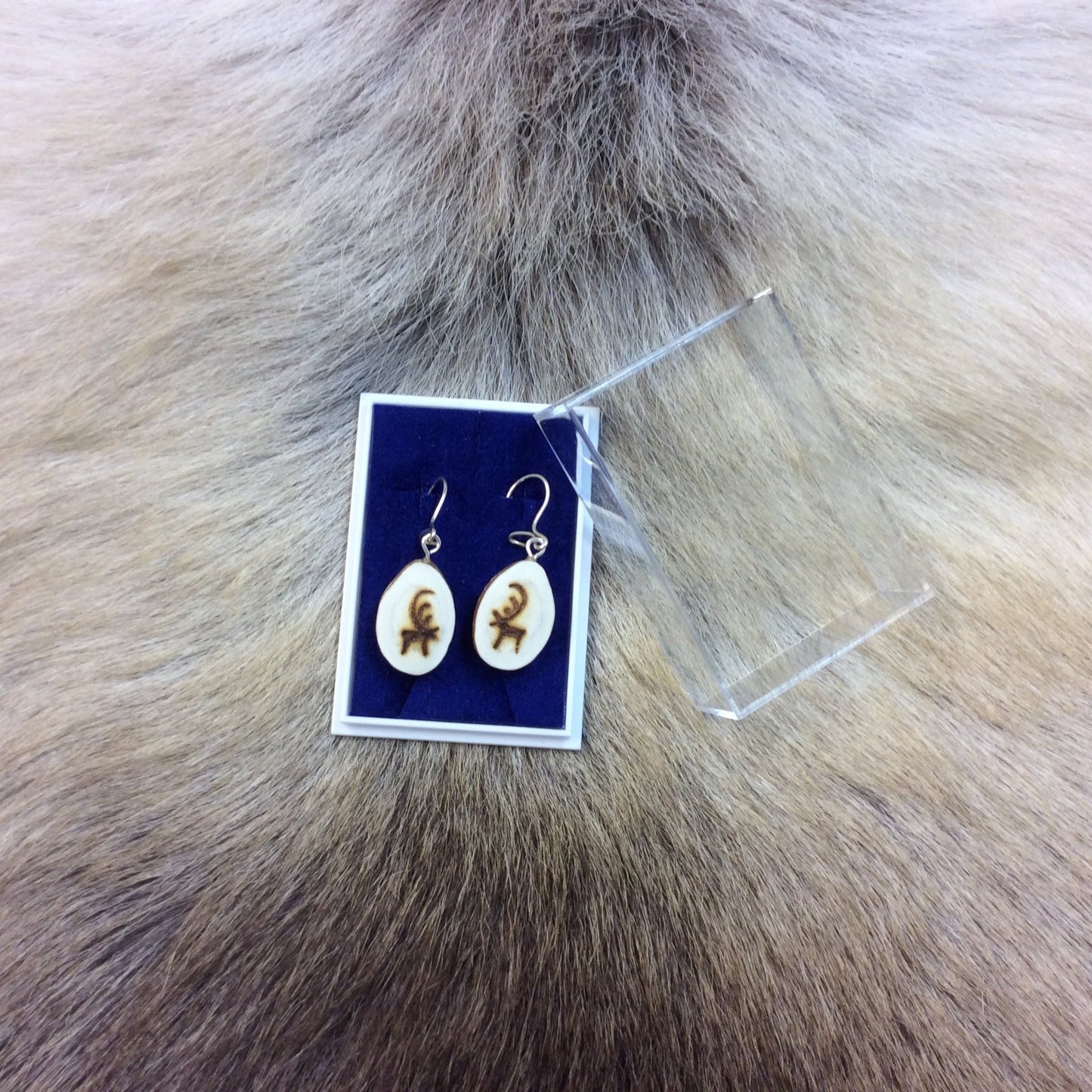 Earrings (reindeer antler)