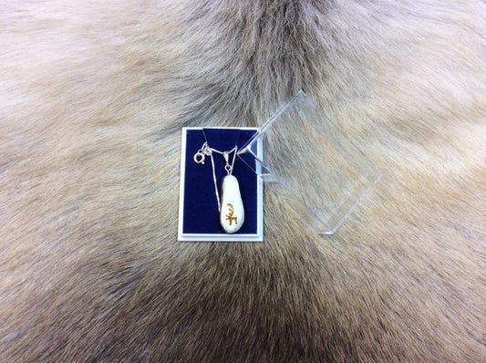 Earrings (reindeer antler)