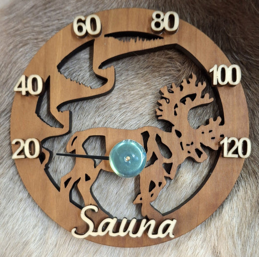 L3132 Saunamittari Poro + revontulet