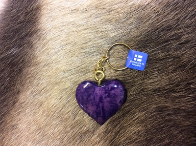 Heart purple Keychain