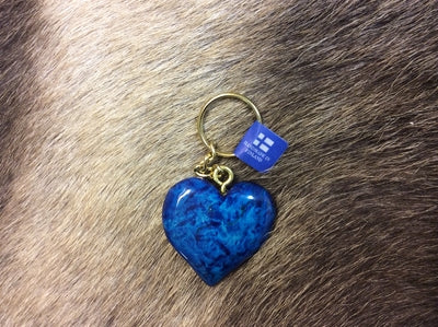 Heart blue Keychain