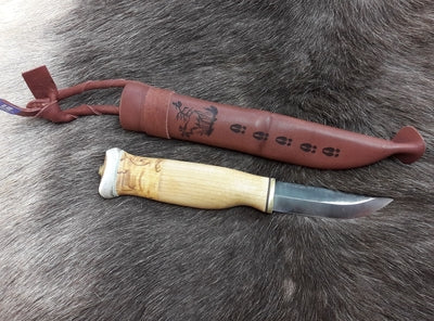 Carving Knife with a horn hat