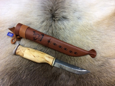 Carving Knife with horn hat 9.5cm